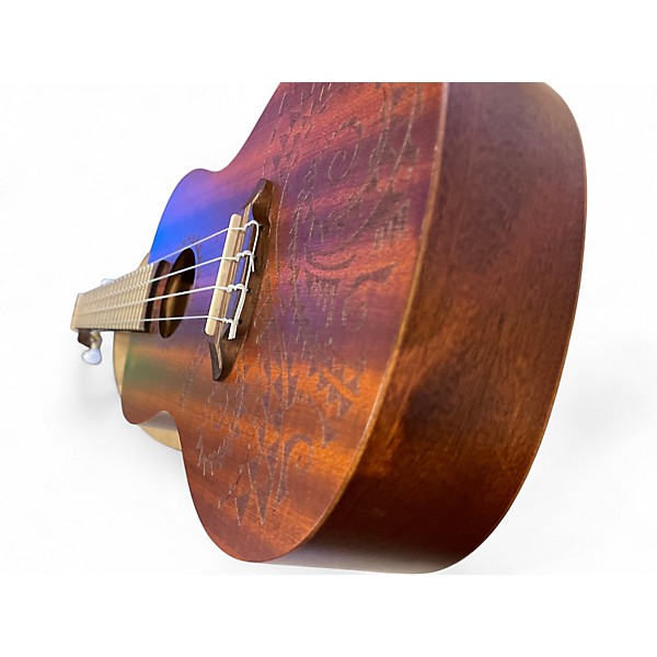 Used Luna Concert Tattoo TCMAH TC MAH TCMAH TCMAH TCMAH TCMAH Ukulele