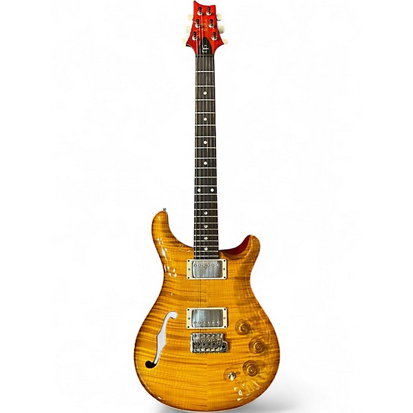 Used 2024 PRS DGT SEMI HOLLOW McCarty Amber Hollow Body Electric Guitar