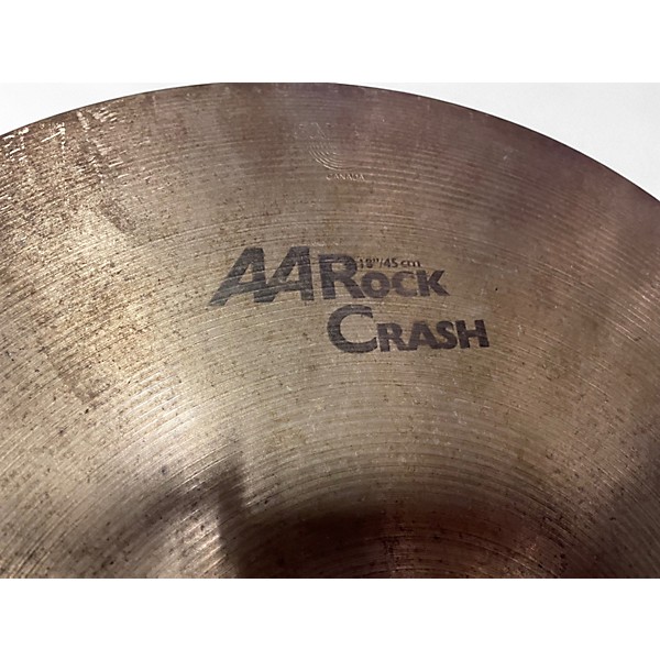 Used SABIAN 19in AA Rock Crash Brilliant Cymbal