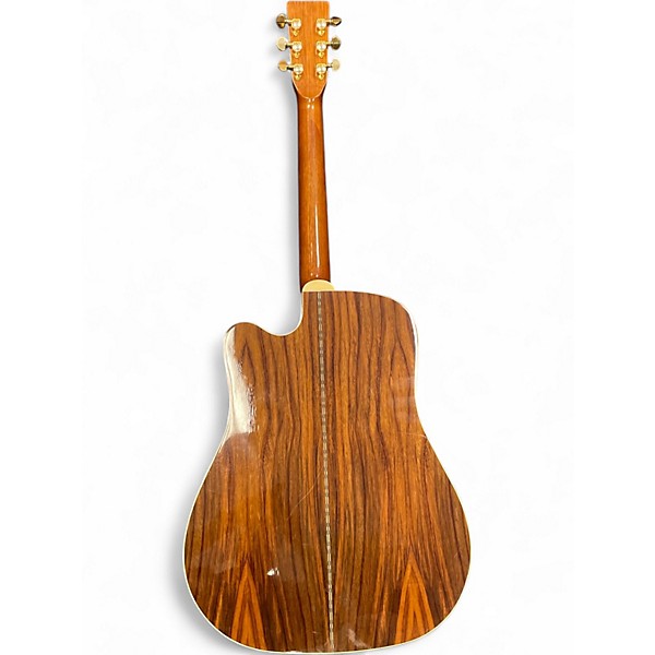 Used Zager ZAD-80CE Natural Acoustic Electric Guitar