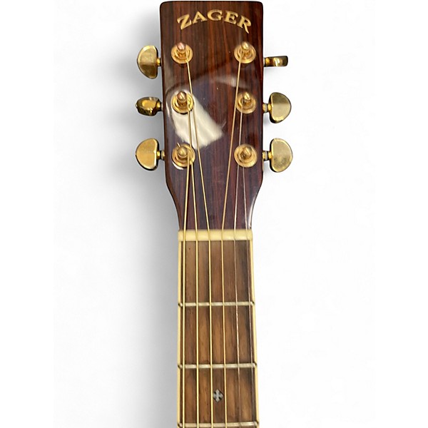 Used Zager ZAD-80CE Natural Acoustic Electric Guitar