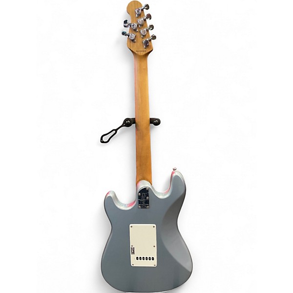 Used Sterling by Music Man Cutlass Silver Solid Body Electric Guitar