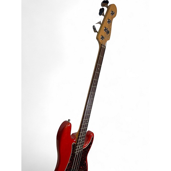 Used Fender AMERICAN PRECISION PLUS BASS Trans Red Electric Bass Guitar