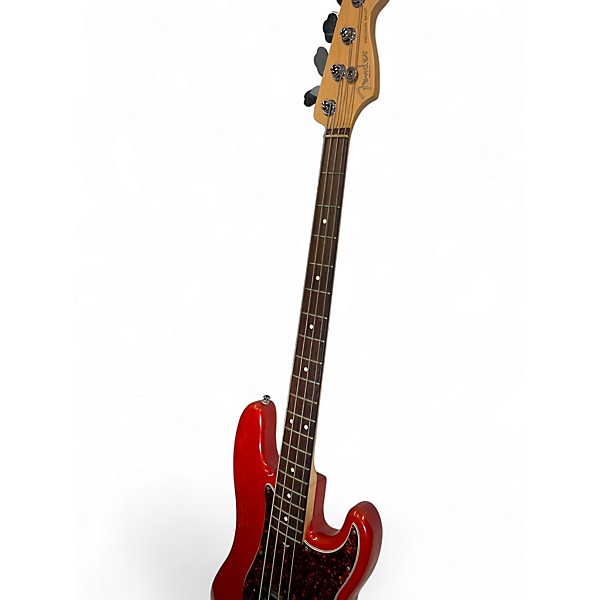 Used Fender AMERICAN PRECISION PLUS BASS Trans Red Electric Bass Guitar