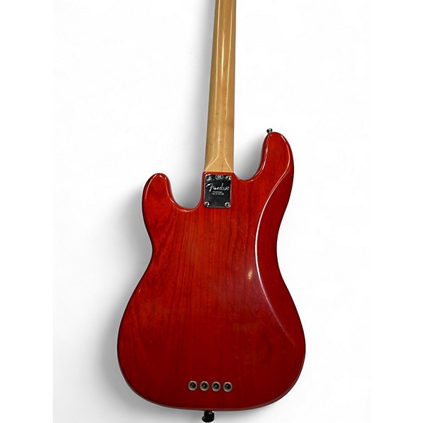 Used Fender AMERICAN PRECISION PLUS BASS Trans Red Electric Bass Guitar