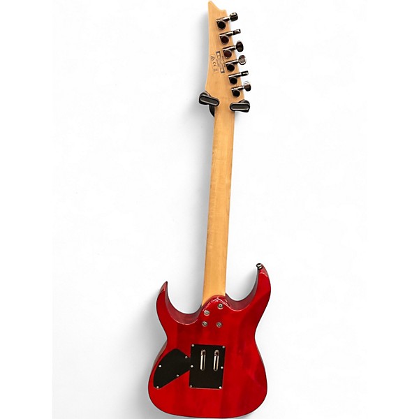 Used Ibanez RG470FM Trans Red Solid Body Electric Guitar