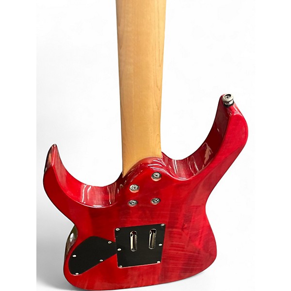 Used Ibanez RG470FM Trans Red Solid Body Electric Guitar
