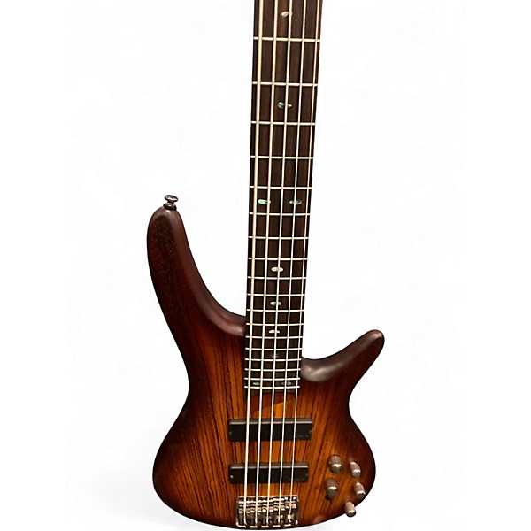 Used Ibanez SR505ZW 2 Tone Sunburst Electric Bass Guitar