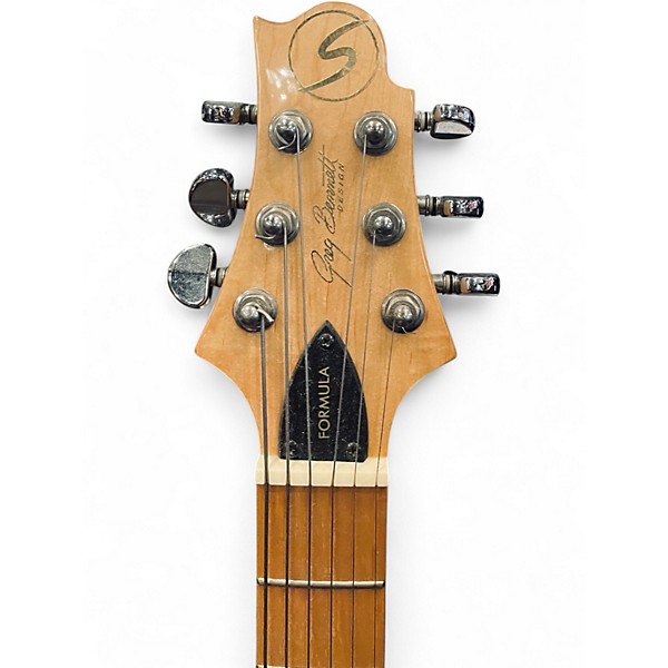 Used Silvertone  FA-2\TBL BLUE BURST  Solid Body Electric Guitar