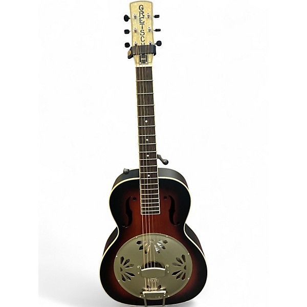Used Gretsch Guitars G9240 Alligator Biscuit Round Neck tabacco burst Resonator Guitar