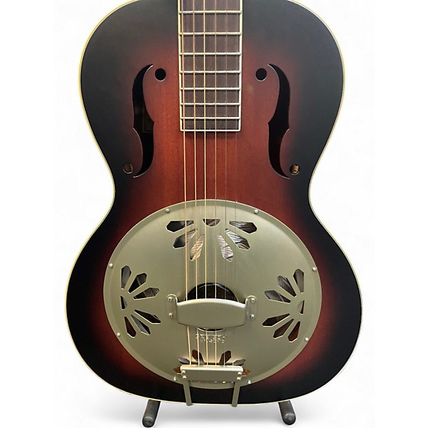 Used Gretsch Guitars G9240 Alligator Biscuit Round Neck tabacco burst Resonator Guitar