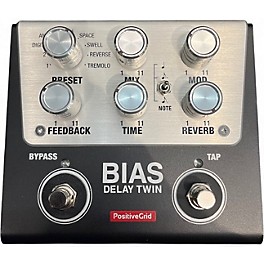 Used Positive Grid Bias Delay Twin Effect Pedal