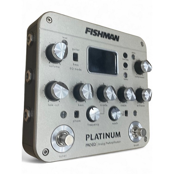 Used Fishman PROPLT101 Platinum EQ Pre With DI Acoustic Guitar Pickup