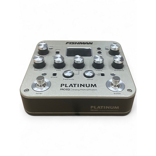 Used Fishman PROPLT101 Platinum EQ Pre With DI Acoustic Guitar Pickup