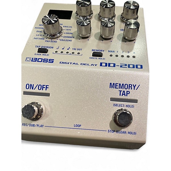 Used BOSS DD200 Digital Delay Effect Pedal