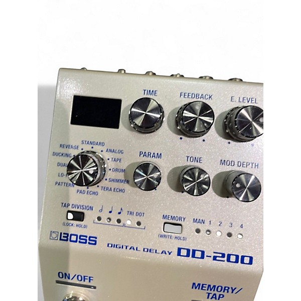 Used BOSS DD200 Digital Delay Effect Pedal