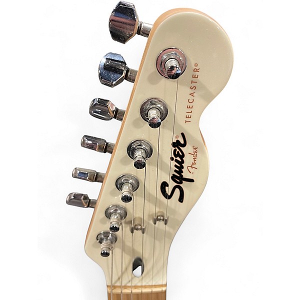 Used Squier Contemporary Telecaster HH White Solid Body Electric Guitar