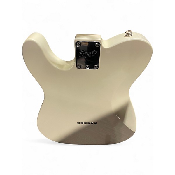 Used Squier Contemporary Telecaster HH White Solid Body Electric Guitar