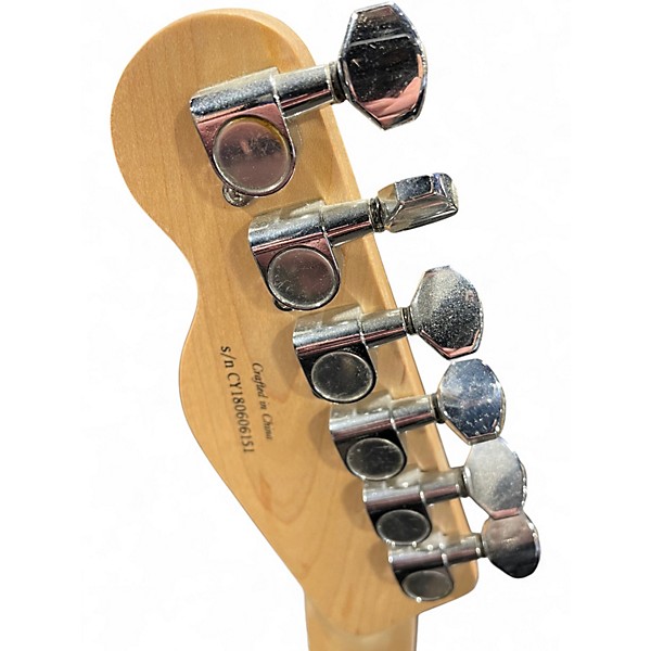 Used Squier Contemporary Telecaster HH White Solid Body Electric Guitar