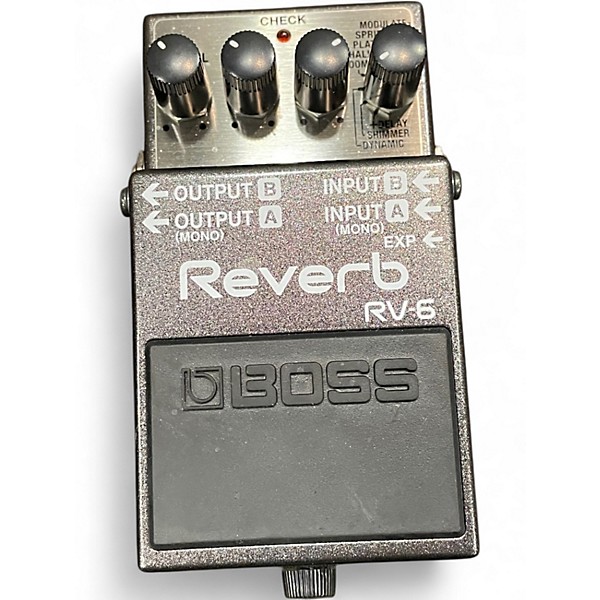 Used BOSS RV6 Digital Reverb Effect Pedal