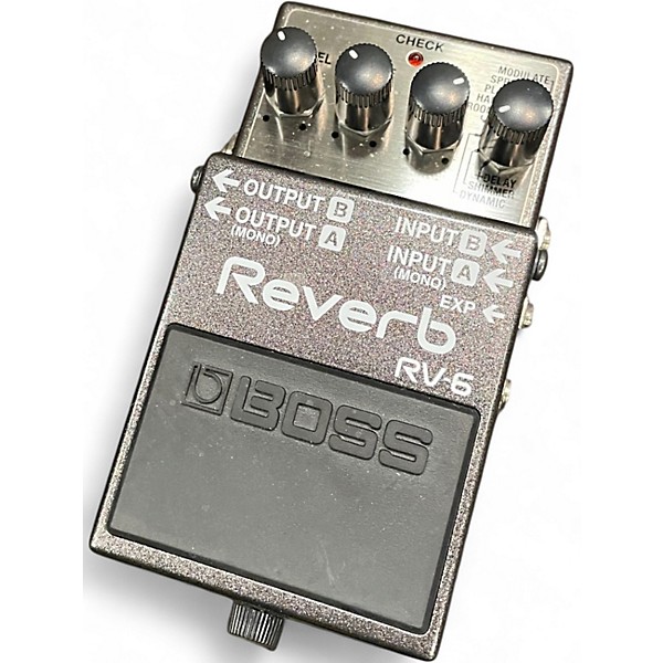 Used BOSS RV6 Digital Reverb Effect Pedal