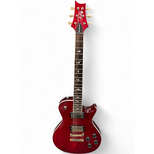 Used PRS SE Singlecut McCarty 594 Trans Red Solid Body Electric Guitar