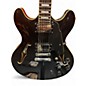 Used D'Angelico Premier Series DC Black Hollow Body Electric Guitar