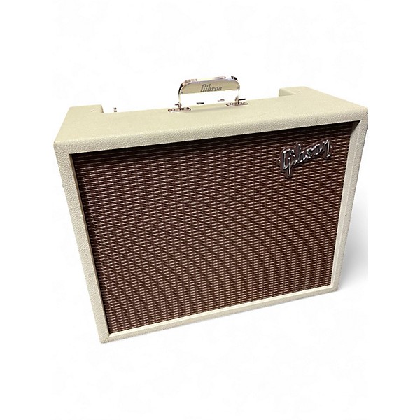 Used Gibson Falcon 20 1x12 Tube Guitar Combo Amp Cream Bronco Tube Guitar Combo Amp