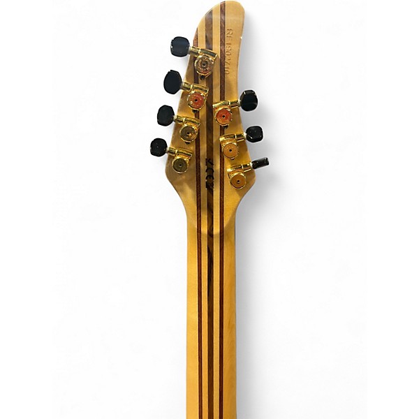 Used Mayones REGIUS Quilted Top Blue Solid Body Electric Guitar