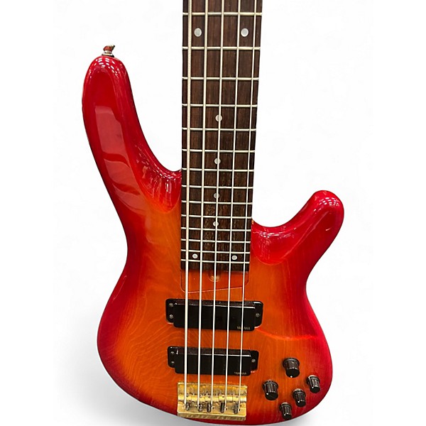 Used Yamaha TRB-5 3 Color Sunburst Electric Bass Guitar