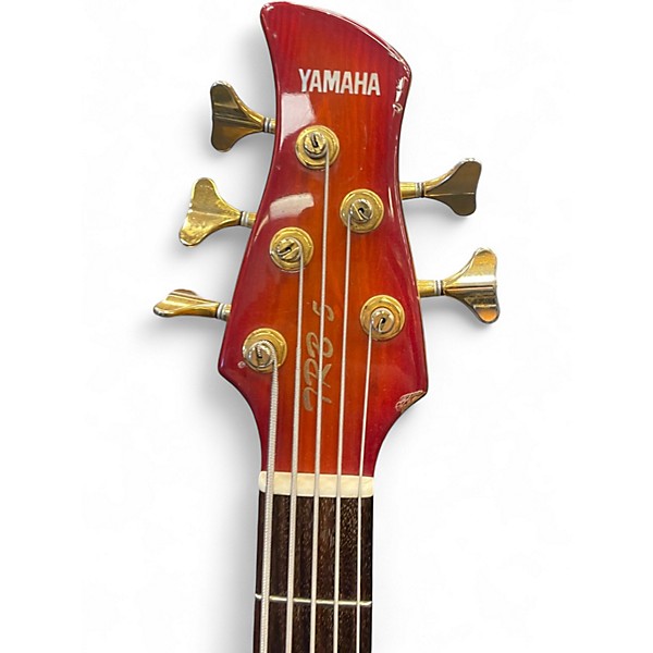 Used Yamaha TRB-5 3 Color Sunburst Electric Bass Guitar