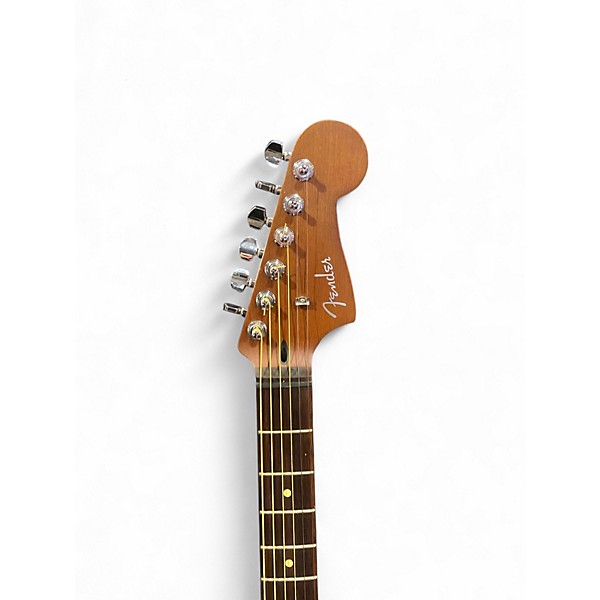 Used Fender ACOUSTISONIC STANDARD JAZZMASTER BLACK Hollow Body Electric Guitar