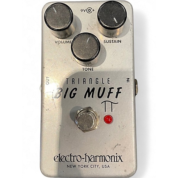 Used Electro-Harmonix Big Muff Triangle Pi Distortion Effect Pedal