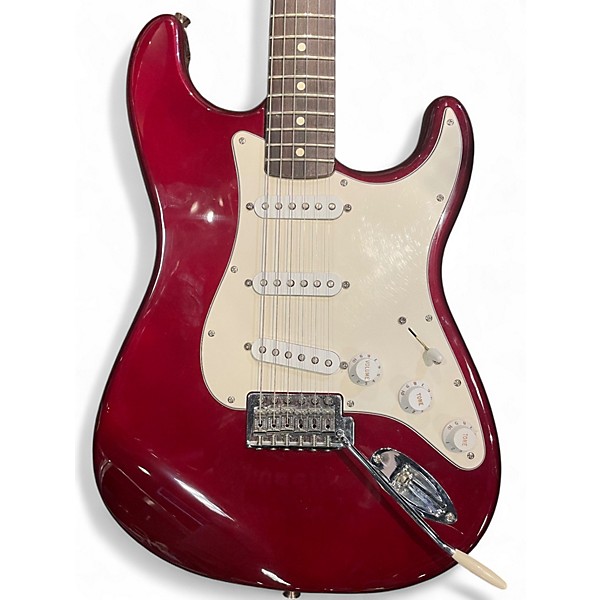 Used Fender Standard Stratocaster Red Solid Body Electric Guitar