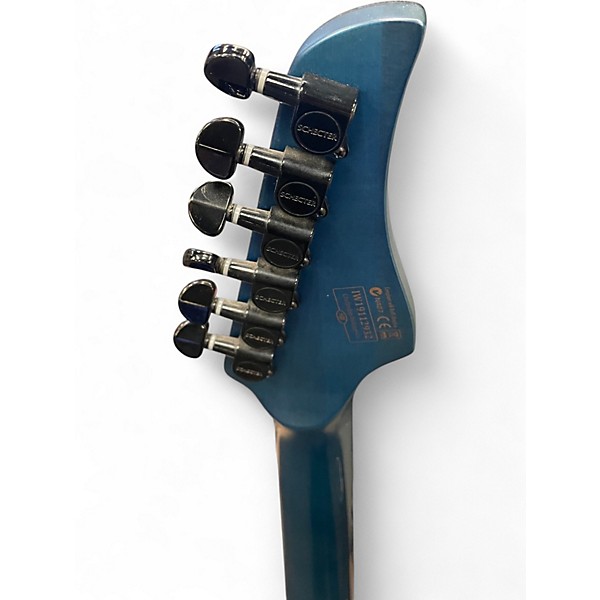 Used Schecter Guitar Research Banshee GT Blue Solid Body Electric Guitar