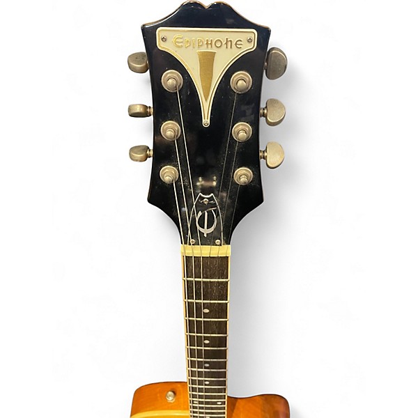 Used Epiphone Wildkat with Bigsby Natural Hollow Body Electric Guitar