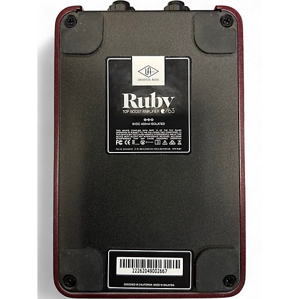 Used Universal Audio Ruby 63 Effect Pedal