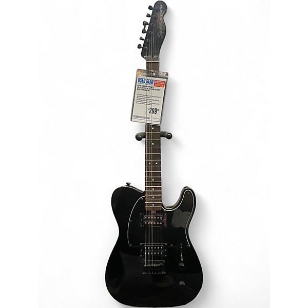 Used Squier Affinity Telecaster Black Solid Body Electric Guitar