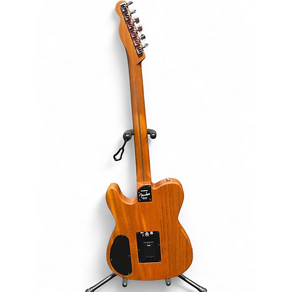 Used Fender Acoustasonic Player Telecaster BRUSHED BLACK Acoustic Electric Guitar