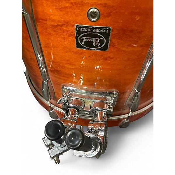 Used Pearl 3 Piece Export Orange Drum Kit