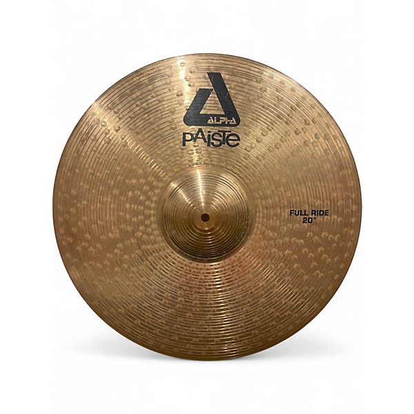 Used Paiste 20in Alpha Full Ride Cymbal
