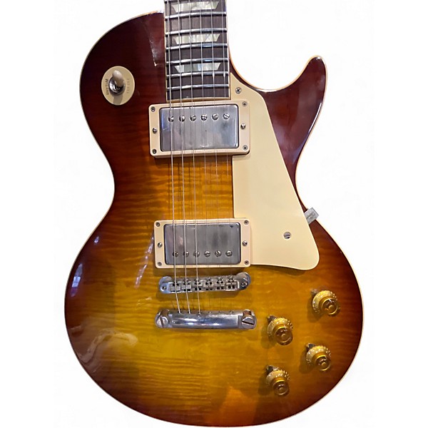 Used Gibson 60th Anniversary Wildwood 1960 Les Paul Standard Sunburst Solid Body Electric Guitar