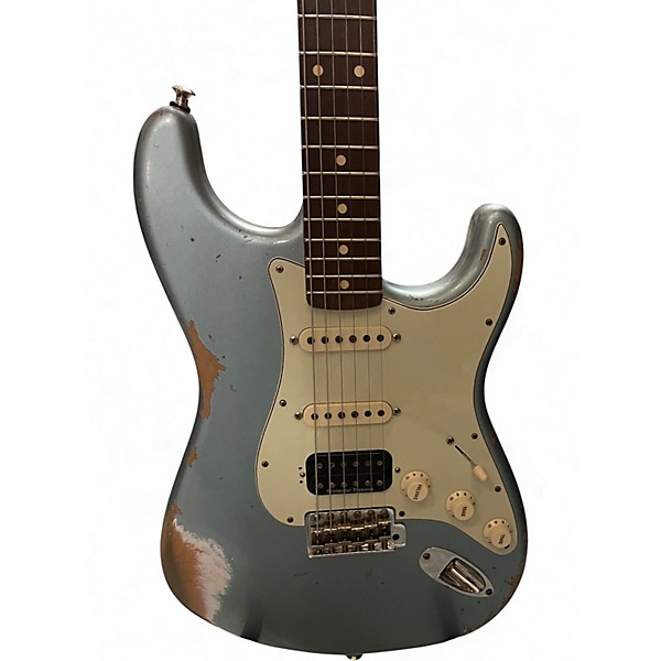 Used 2021 Fender 1962 Custom Shop Stratocaster Heavy Relic Ice Blue Metallic Solid Body Electric Guitar