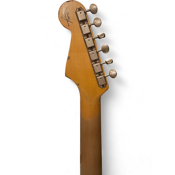 Used 2021 Fender 1962 Custom Shop Stratocaster Heavy Relic Ice Blue Metallic Solid Body Electric Guitar