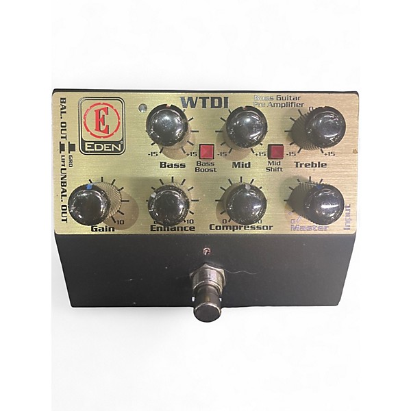 Used Eden WTDI Bass Effect Pedal