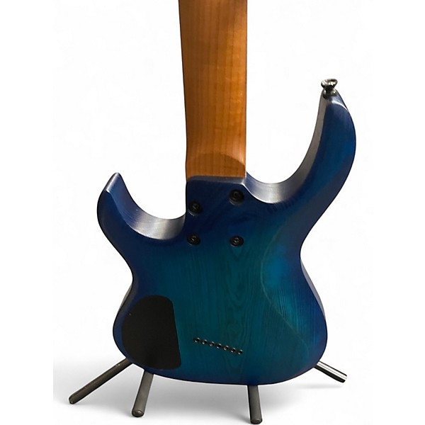 Used Kiesel Aries 7 String Multiscale Blue Solid Body Electric Guitar