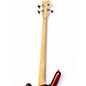 Used RockBass by Warwick CORVETTE Satin Red Electric Bass Guitar