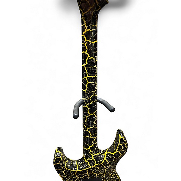 Used Jackson X Series SL3X DX Crackle Soloist Yellow Crackle Solid Body Electric Guitar