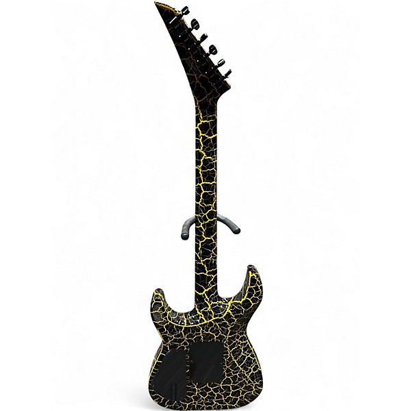 Used Jackson X Series SL3X DX Crackle Soloist Yellow Crackle Solid Body Electric Guitar
