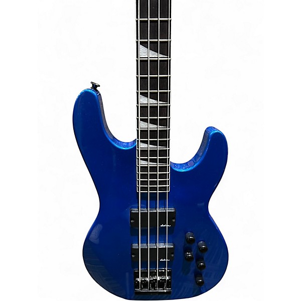 Used Jackson JS3 Concert Metallic Blue Electric Bass Guitar